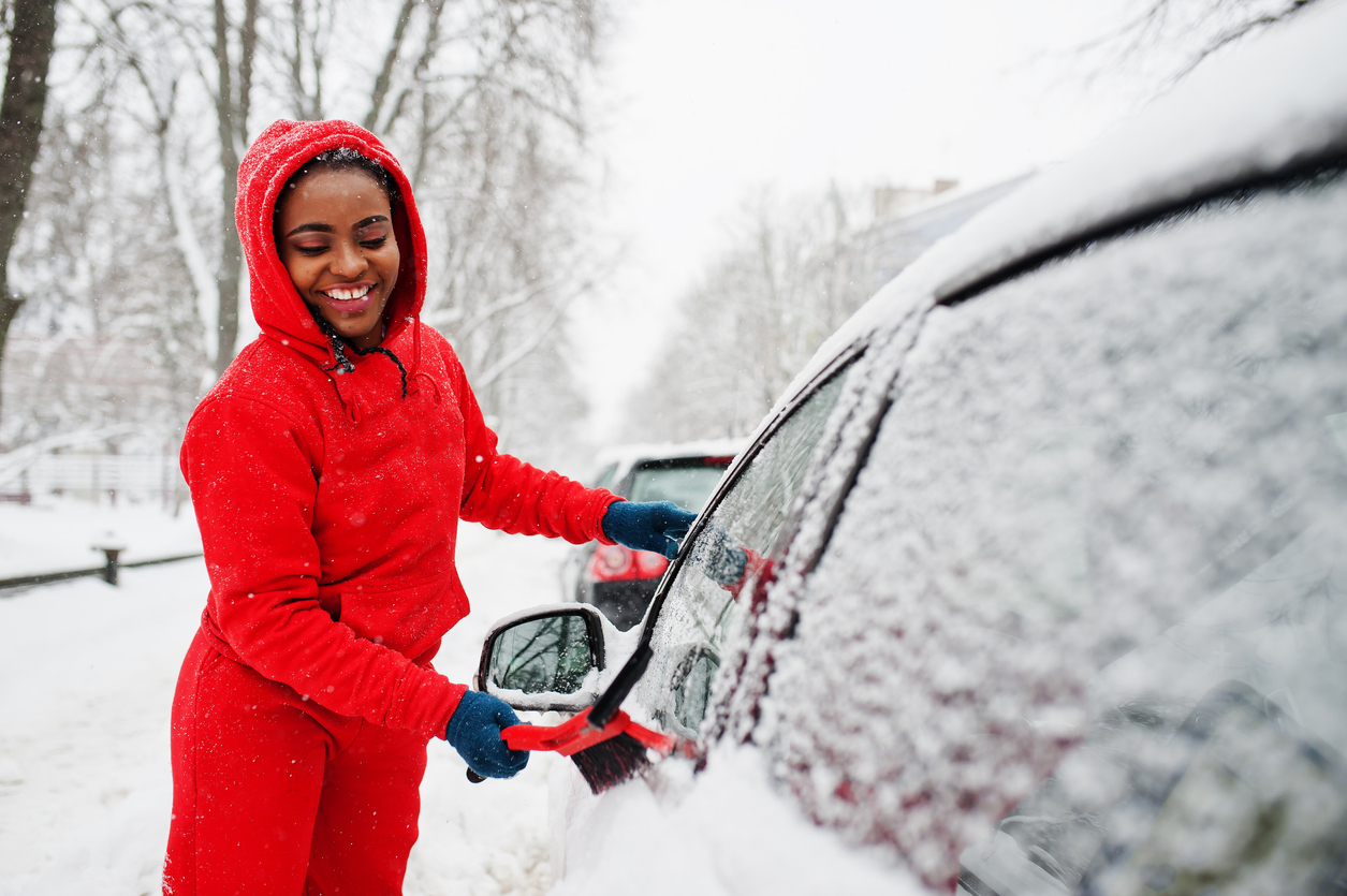 Driving EV in snow